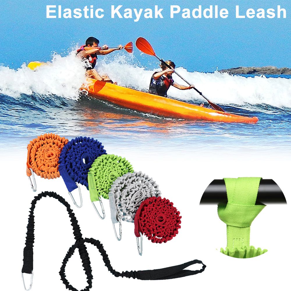 Fishing Kayak Anchor - Regulowana elastyczna smycz do wiosła kajakowego