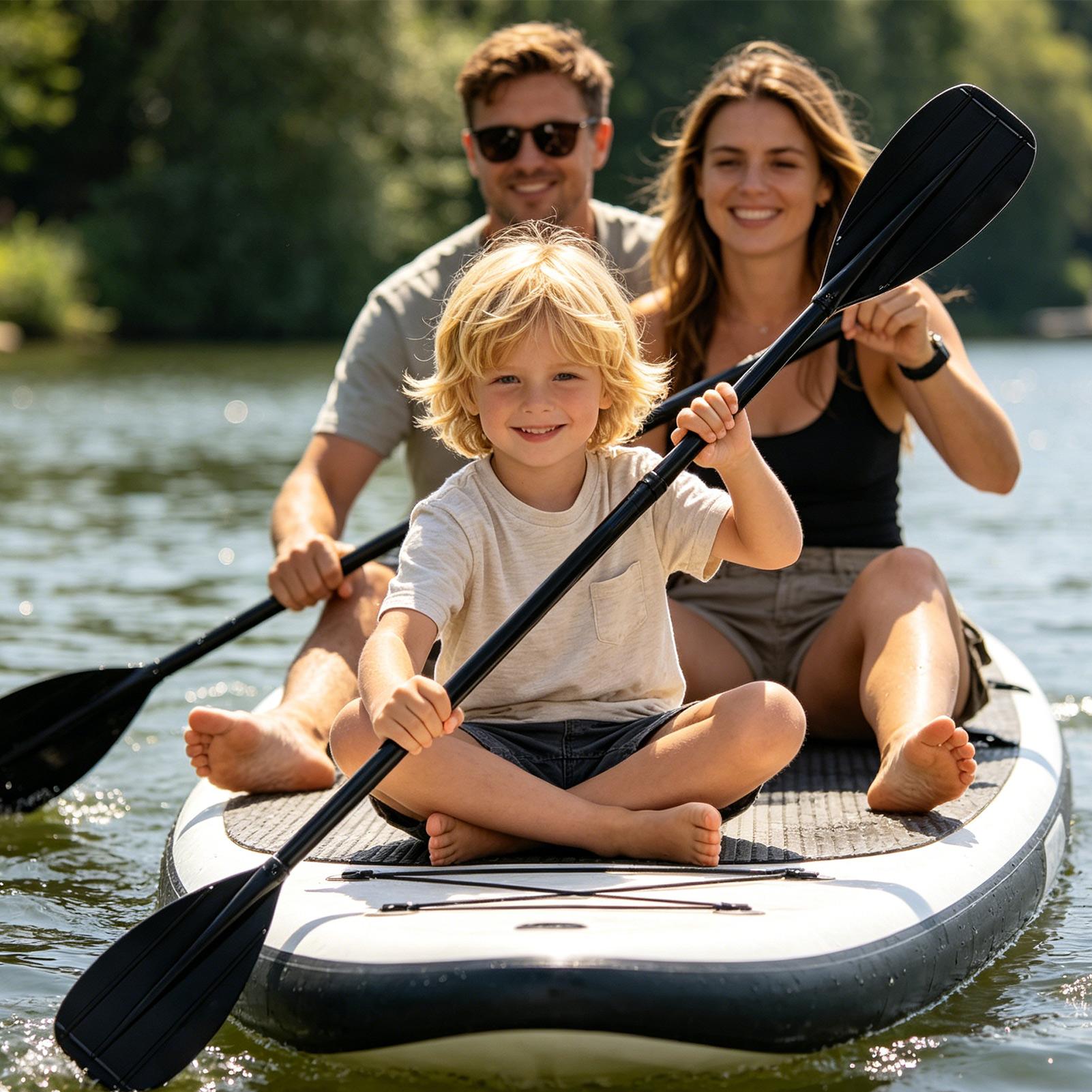Fishing Kayak Paddle - Wiosło z włókna węglowego, 2-częściowe, lekkie,
