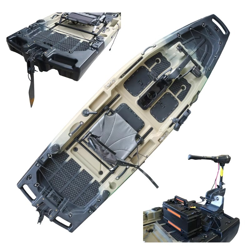 Fishing Kayak Sit On Top - Kajak wędkarski jednoosobowy HDPE/PE Sit-On-Top CE