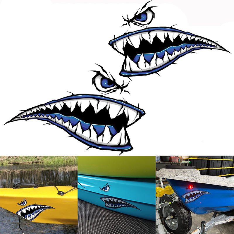 Fishing Kayak Sit On Top - 2 SZT. Naklejki na łódkę z