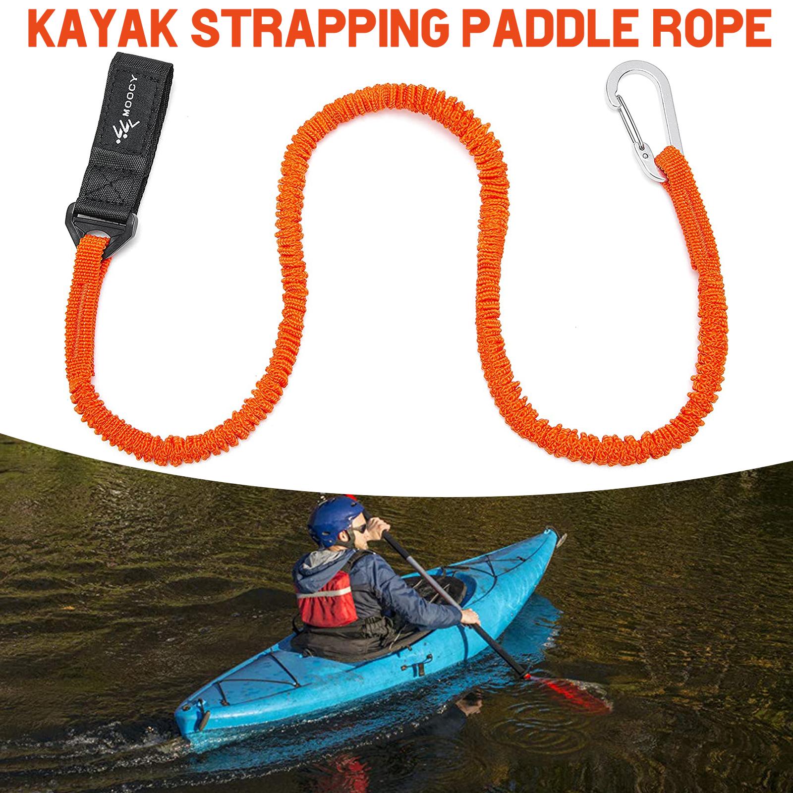 Regulowany elastyczny sznurek  – Fishing Kayak Paddle Leash recenzja i cena