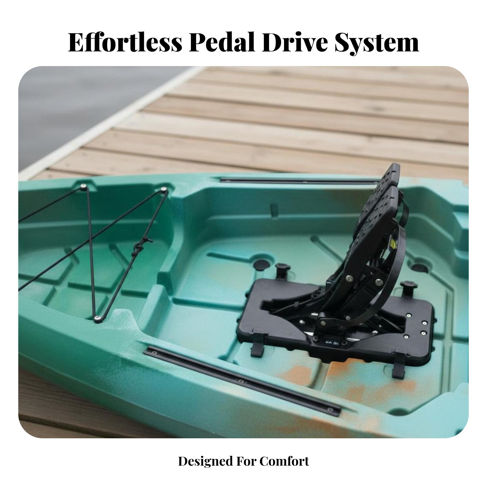 Łódź wędkarska z napędem pedał – Fishing Kayak Pedal Drive recenzja i cena
