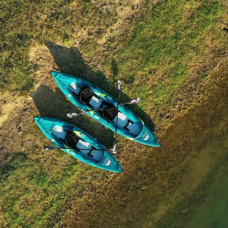 Kajak pontonowy, łódka dmuchan – Fishing Kayak Paddle recenzja i cena