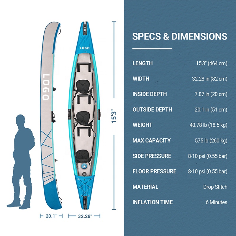 Kajak Drop Stitch, ponton, kan – Fishing Kayak Sit In recenzja i cena