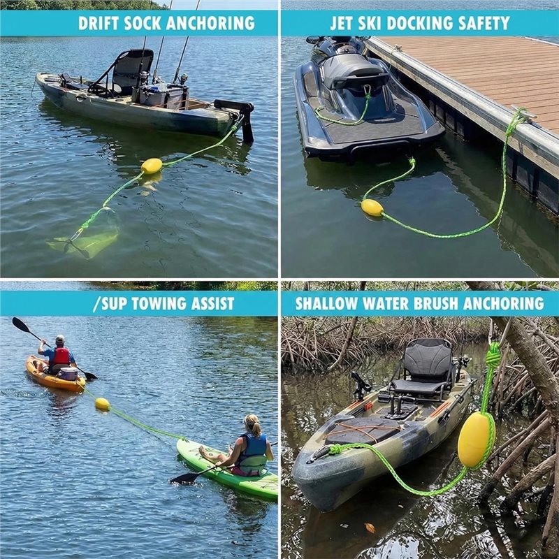 X08A Linka do kotwicy z bujną  – Fishing Kayak Anchor recenzja i cena