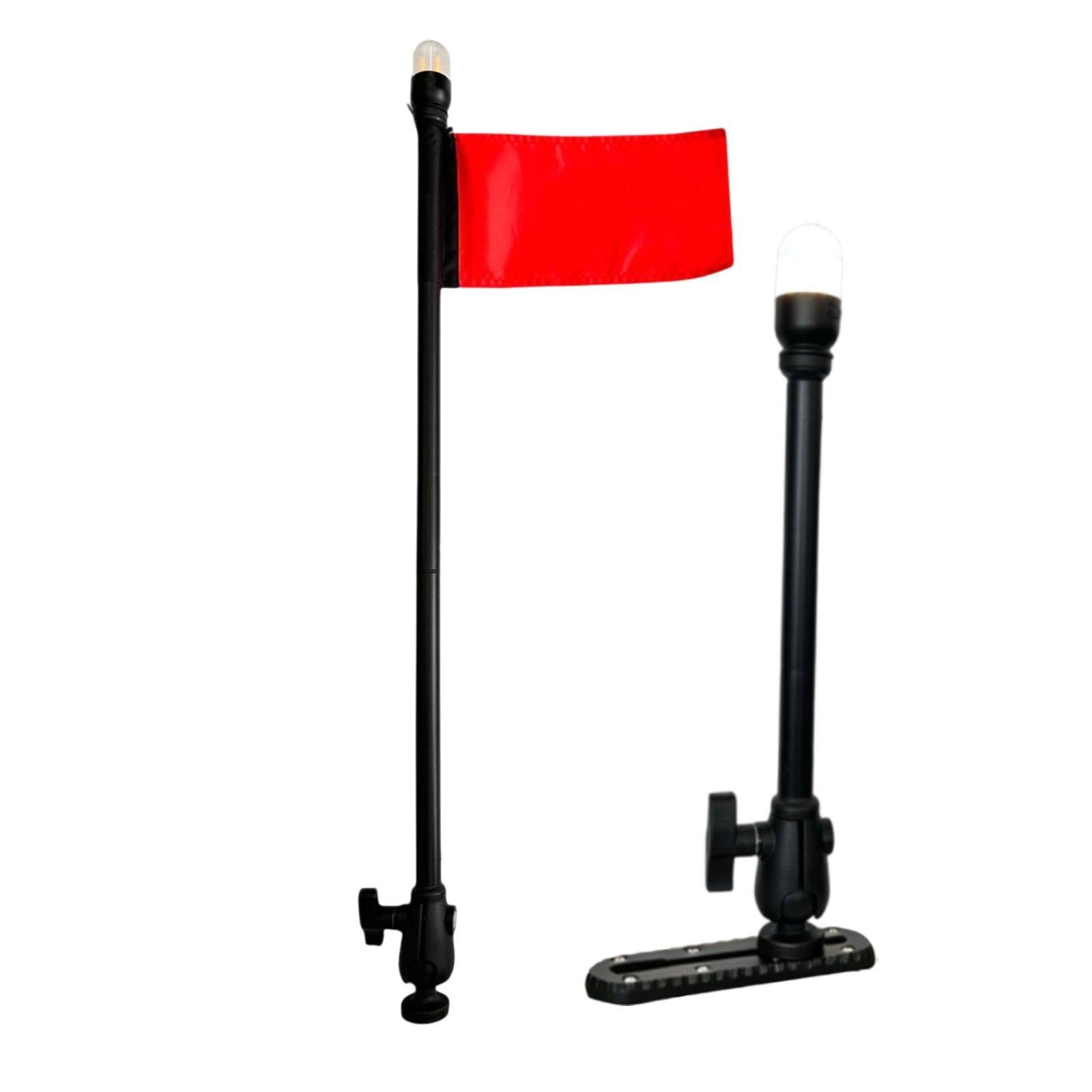 Lampa kajakowa z czerwoną flag – Fishing Kayak Paddle recenzja i cena